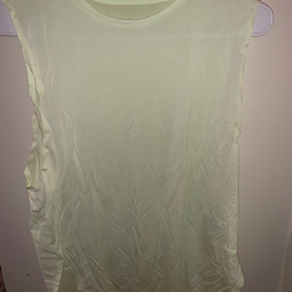 Nike Dri-Fit workout tank // yellow // worn twice